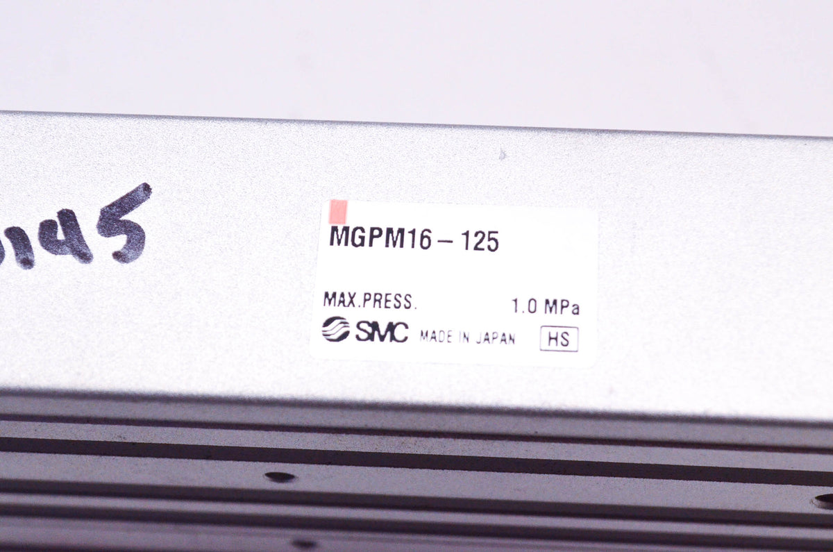 SMC MGPM16-125, 53-0145 Compact Guide Cylinder NOS