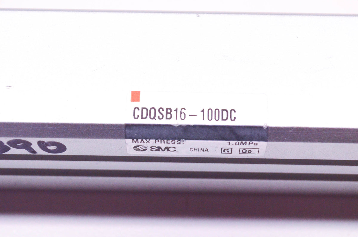 SMC CDQSB16-100DC, 53-0390 Compact Double Action Cylinder Assembly NOS