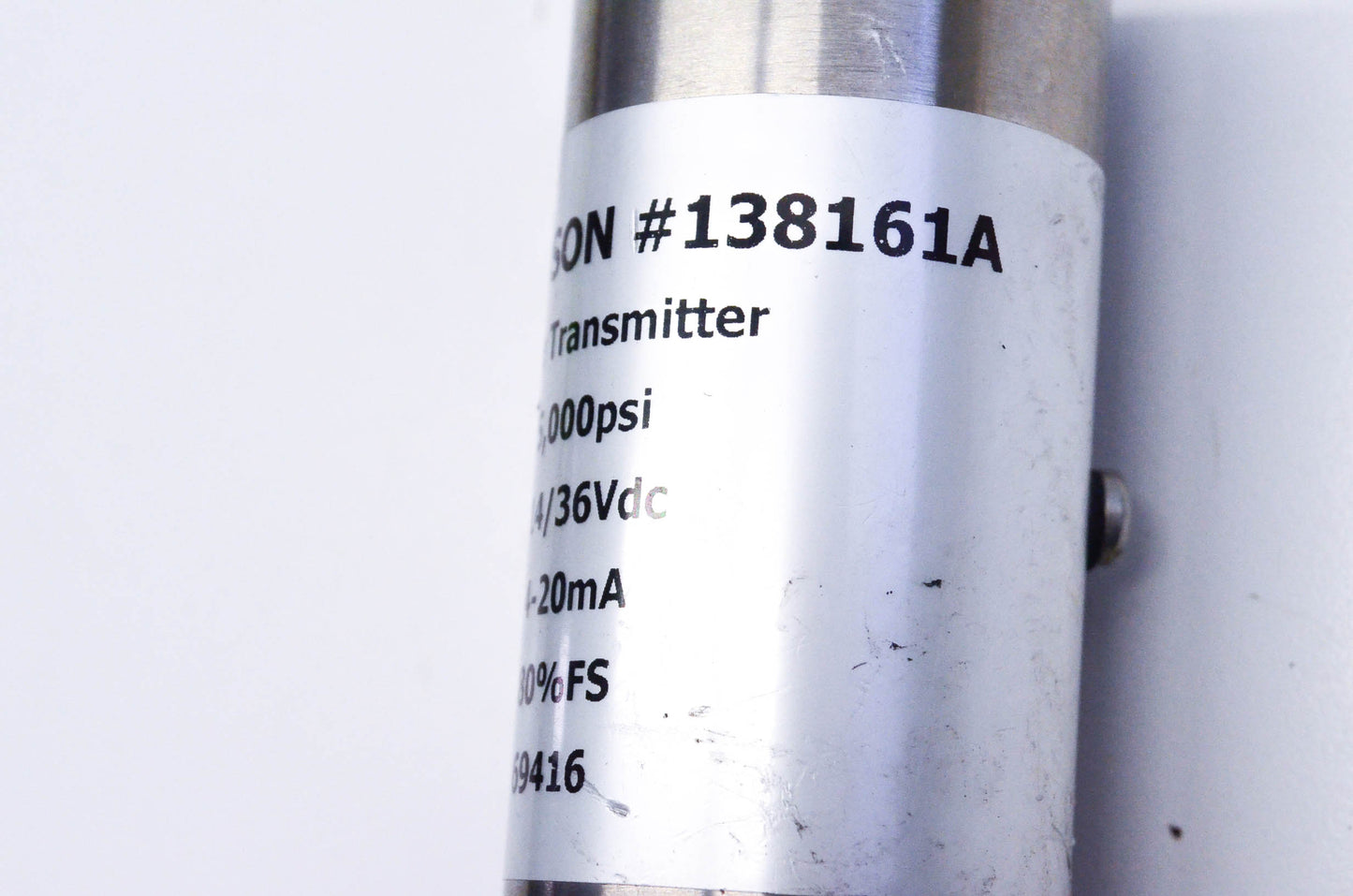 Nordson EFD 138161A Pressure Transmitter Assembly 5000psi Range NOS