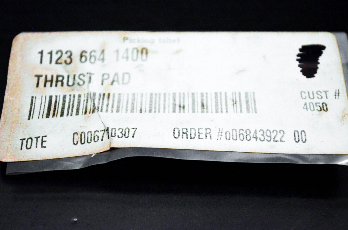New OEM Stihl 1123-664-1400 Thrust Pad NOS