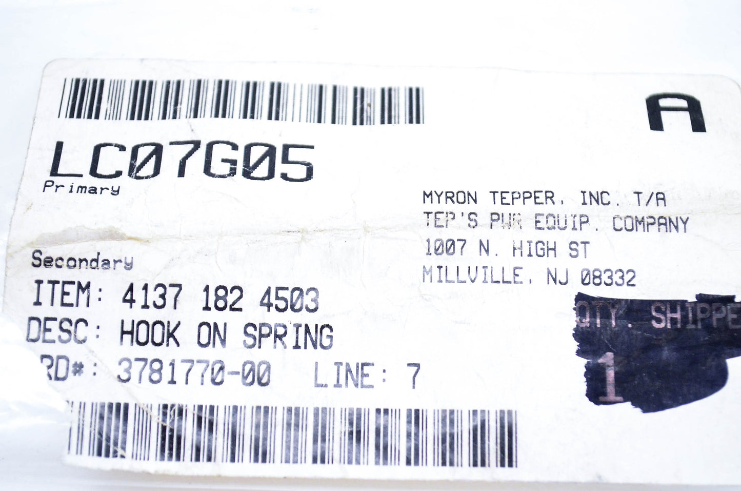 New OEM Stihl 4137-182-4503 Torsion Spring NOS