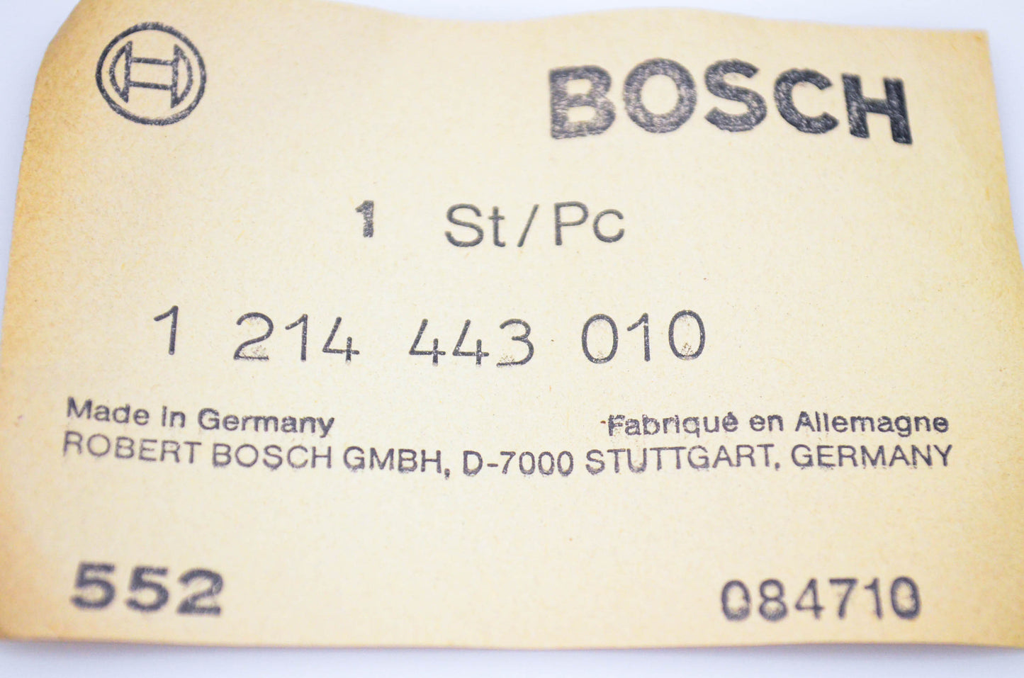 Bosch 1108-440-1101, 1 214 443 010 Short Circuit Wire NOS
