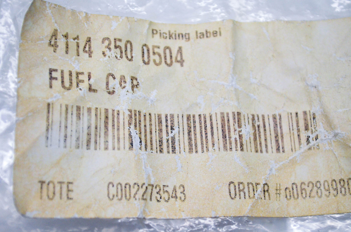 New OEM Stihl 4114-350-0504 Fuel Cap NOS
