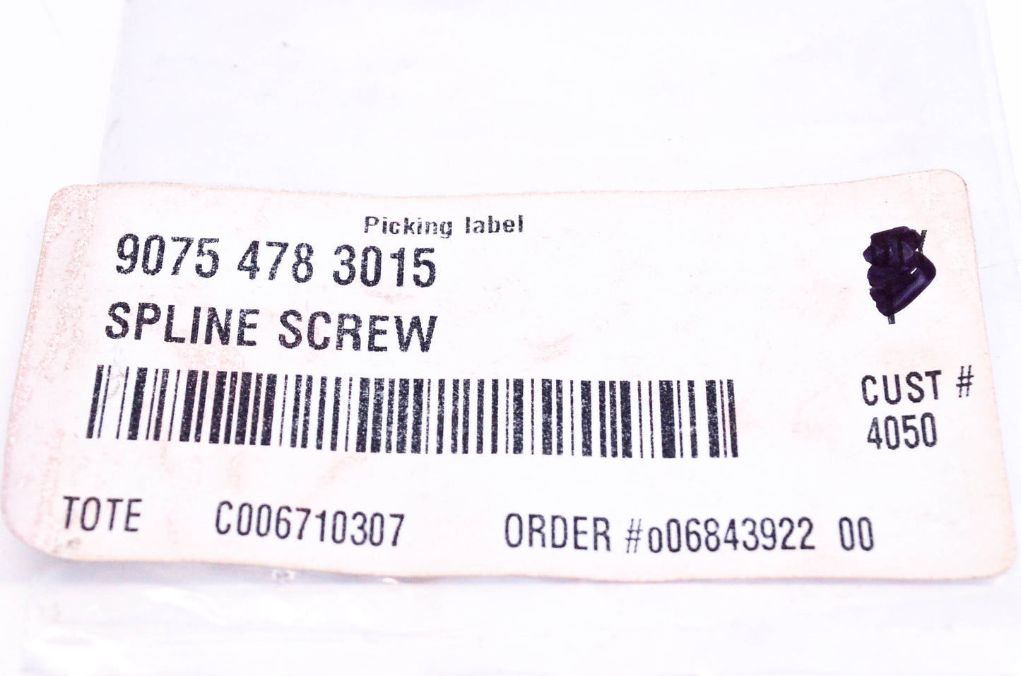 New OEM Stihl 9075-478-3015 Self Tapping Pan Head Spline Screw NOS