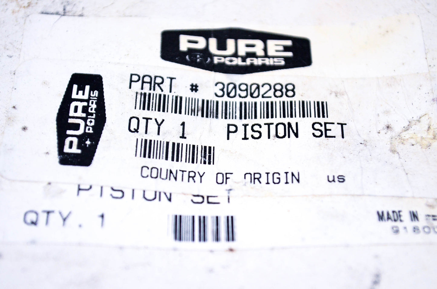 New OEM Polaris 3090288 Piston Kit NOS