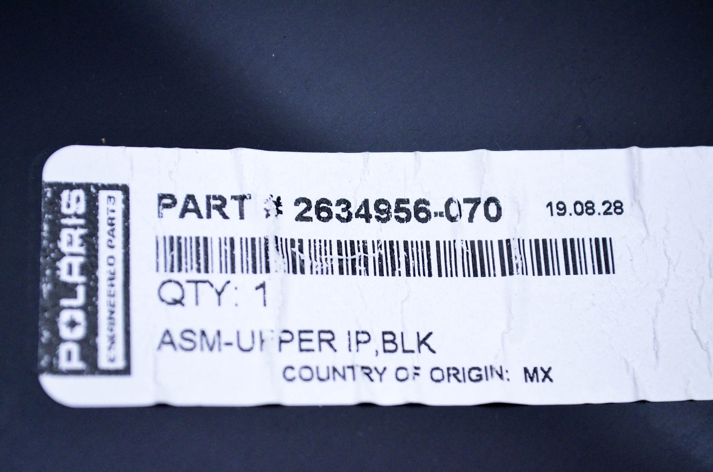 New OEM Polaris 2634956-070 ASM Upper Instrument Panel NOS