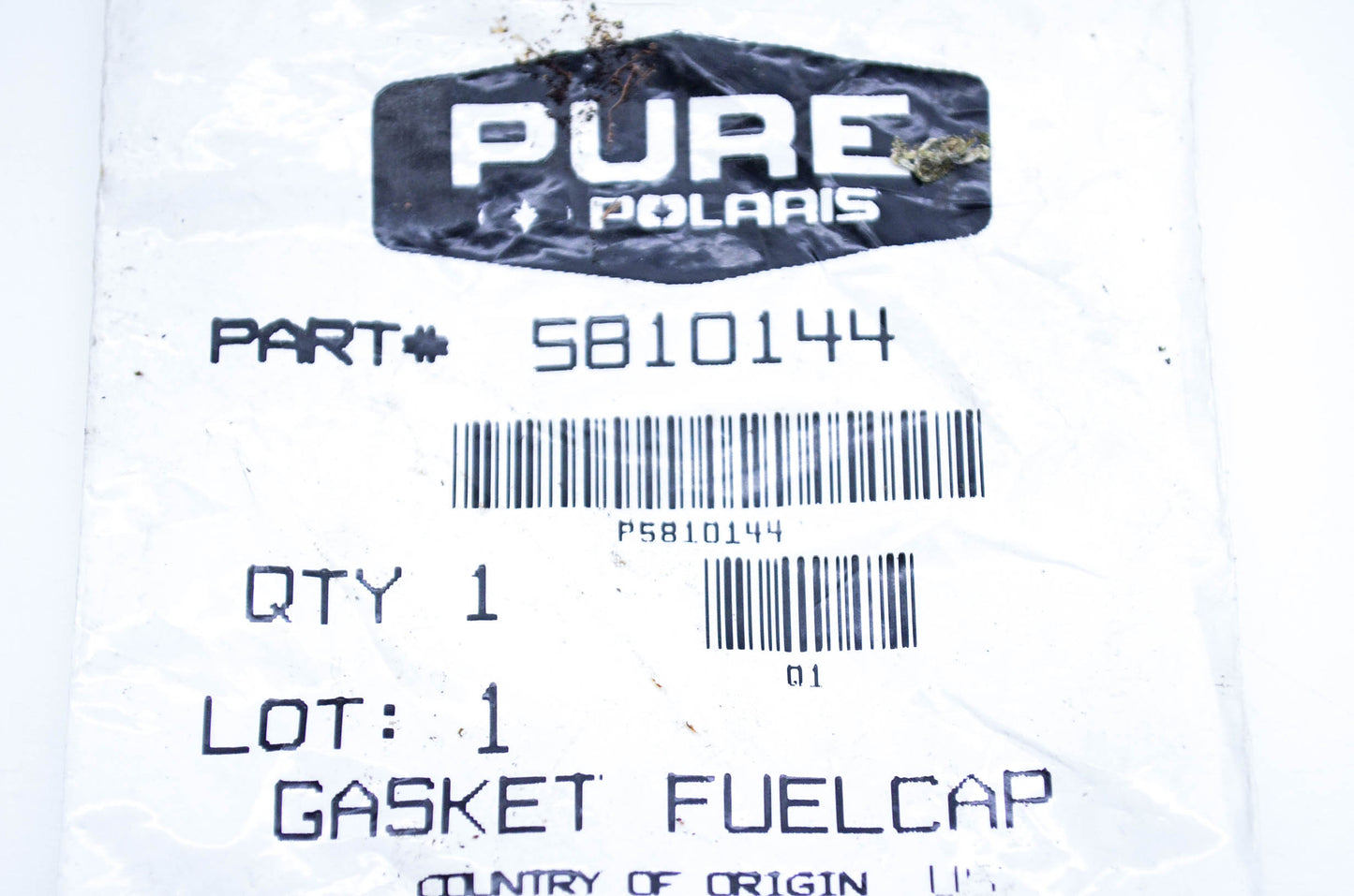 New OEM Polaris 5810144 Gas Cap Gasket NOS