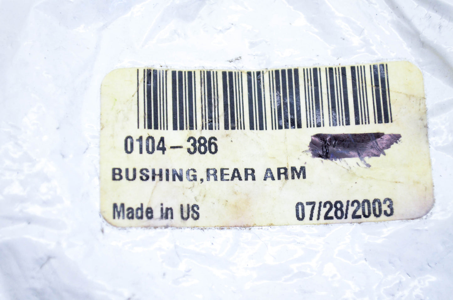 New OEM Arctic Cat 0104-386 Rear Arm Bushing NOS
