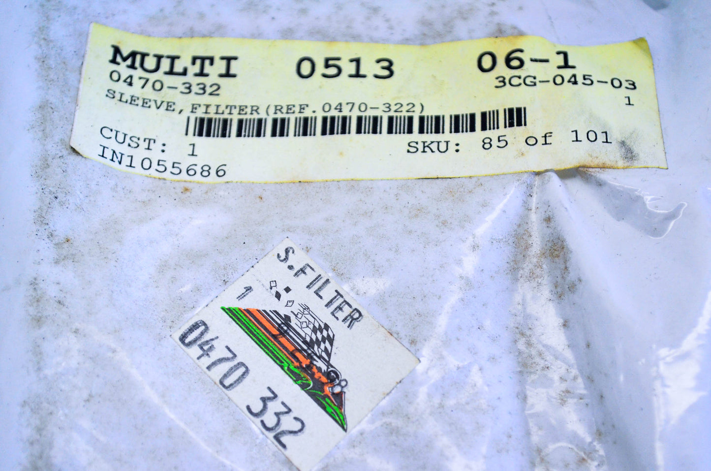 New OEM Arctic Cat 0470-332 Filter Sleeve NOS