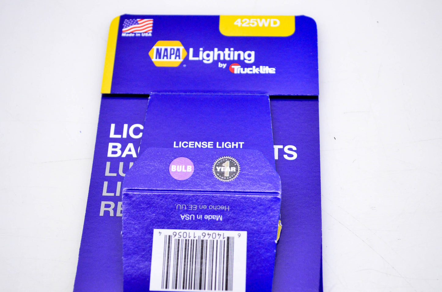 Truck-Lite 425WD, 14342, 14046 11056 Napa License & Back Up Light Kit NOS