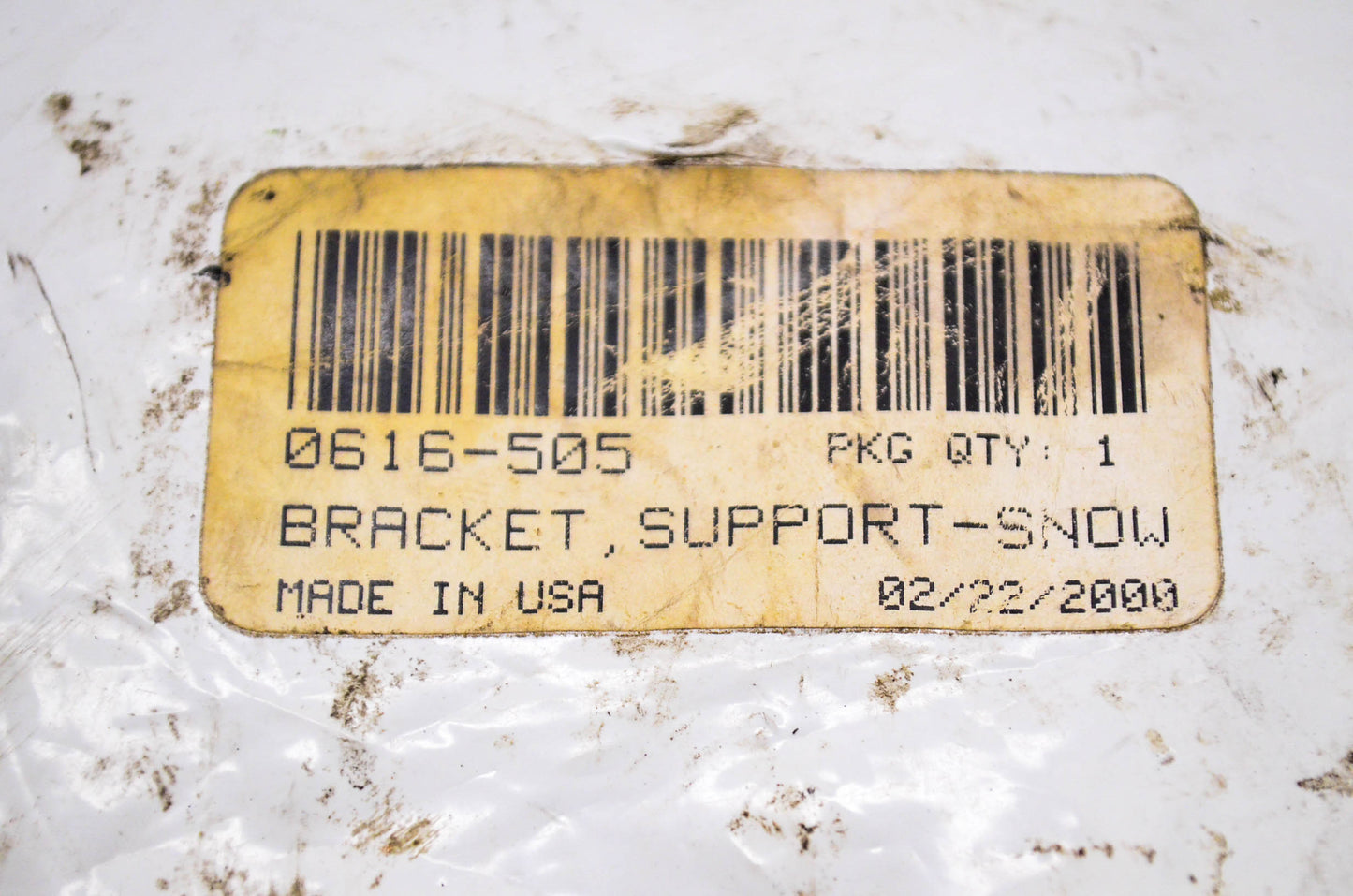 New OEM Arctic Cat 0616-505 Snow Support Bracket NOS