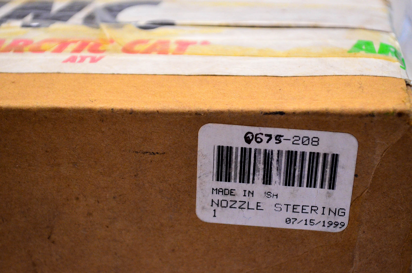 New OEM Arctic Cat 0675-208 Steering Nozzle NOS