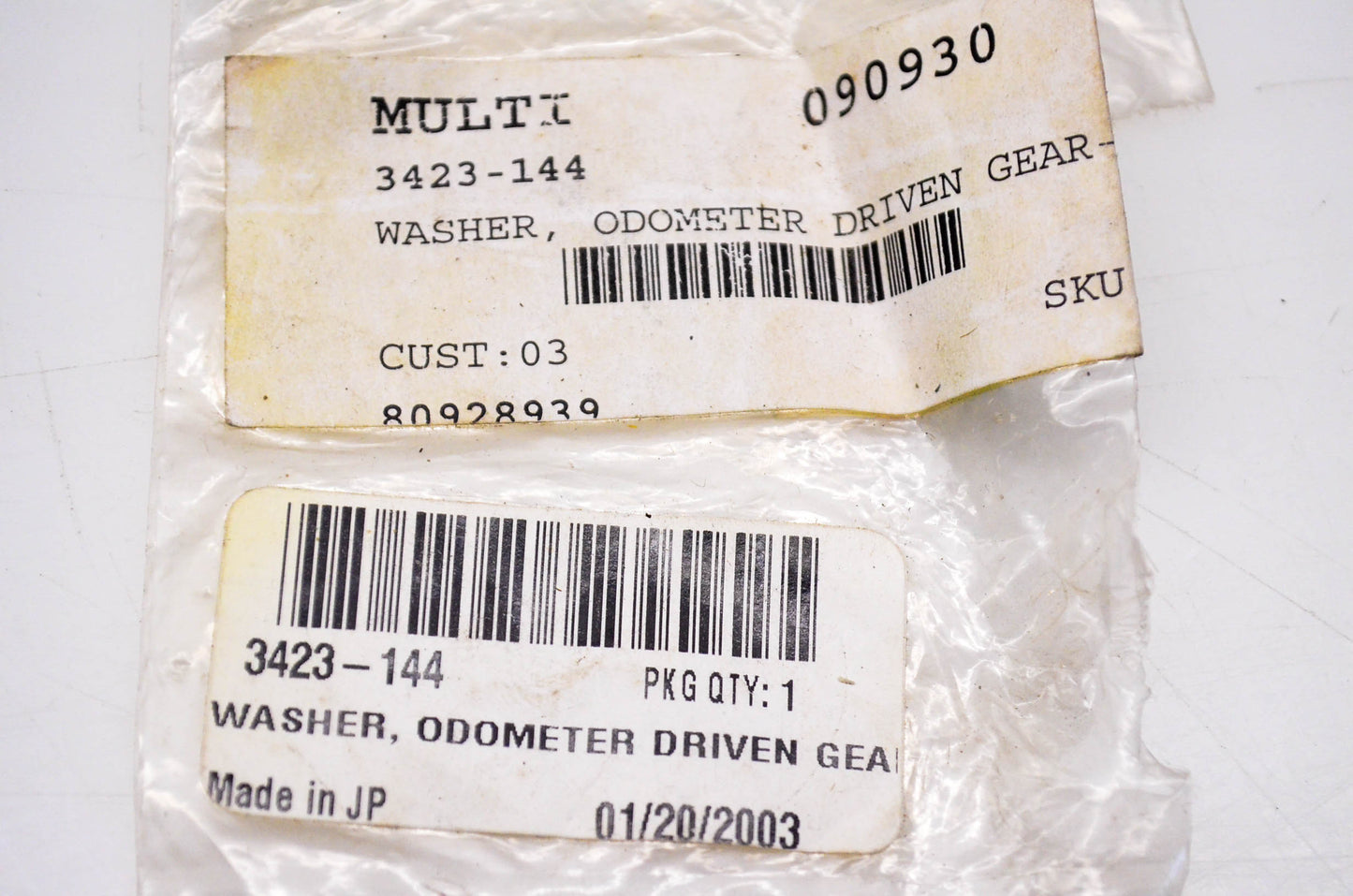OEM Arctic Cat 3423-144 Odometer Driven Gear Washer