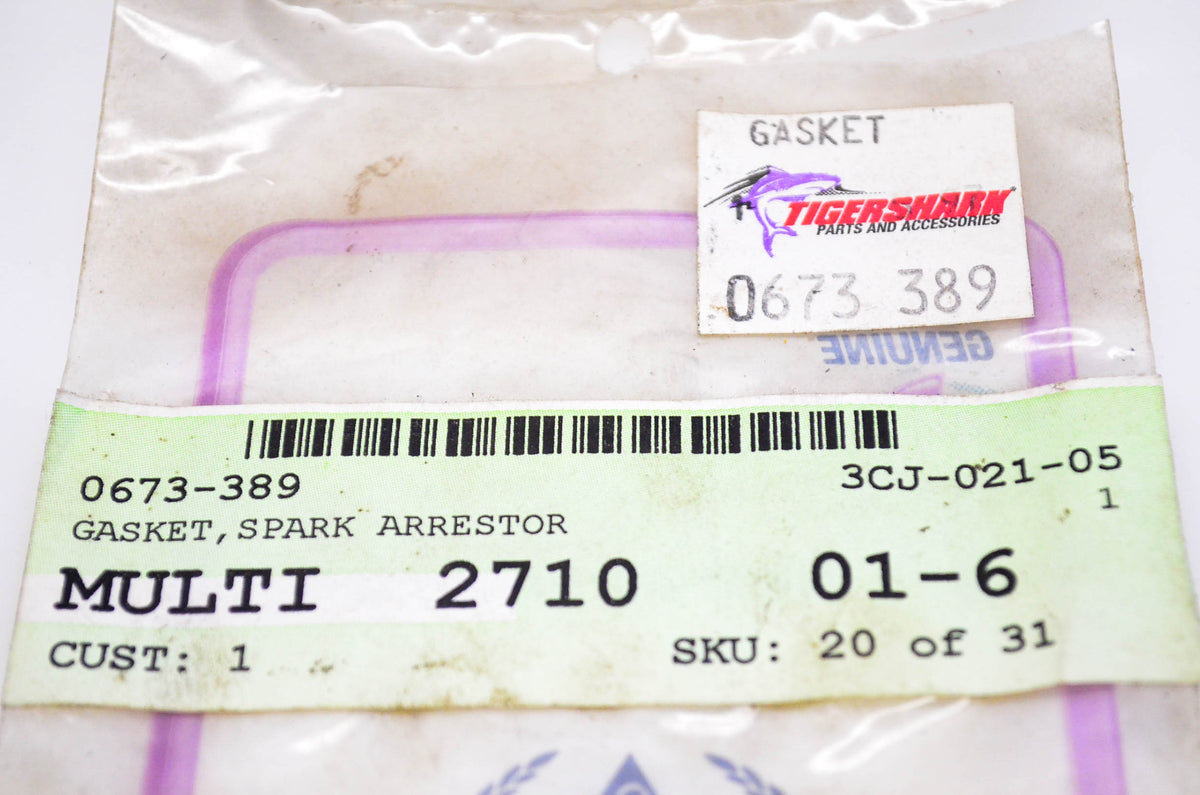 New OEM Arctic Cat 0673-389 Spark Arrestor Gasket NOS
