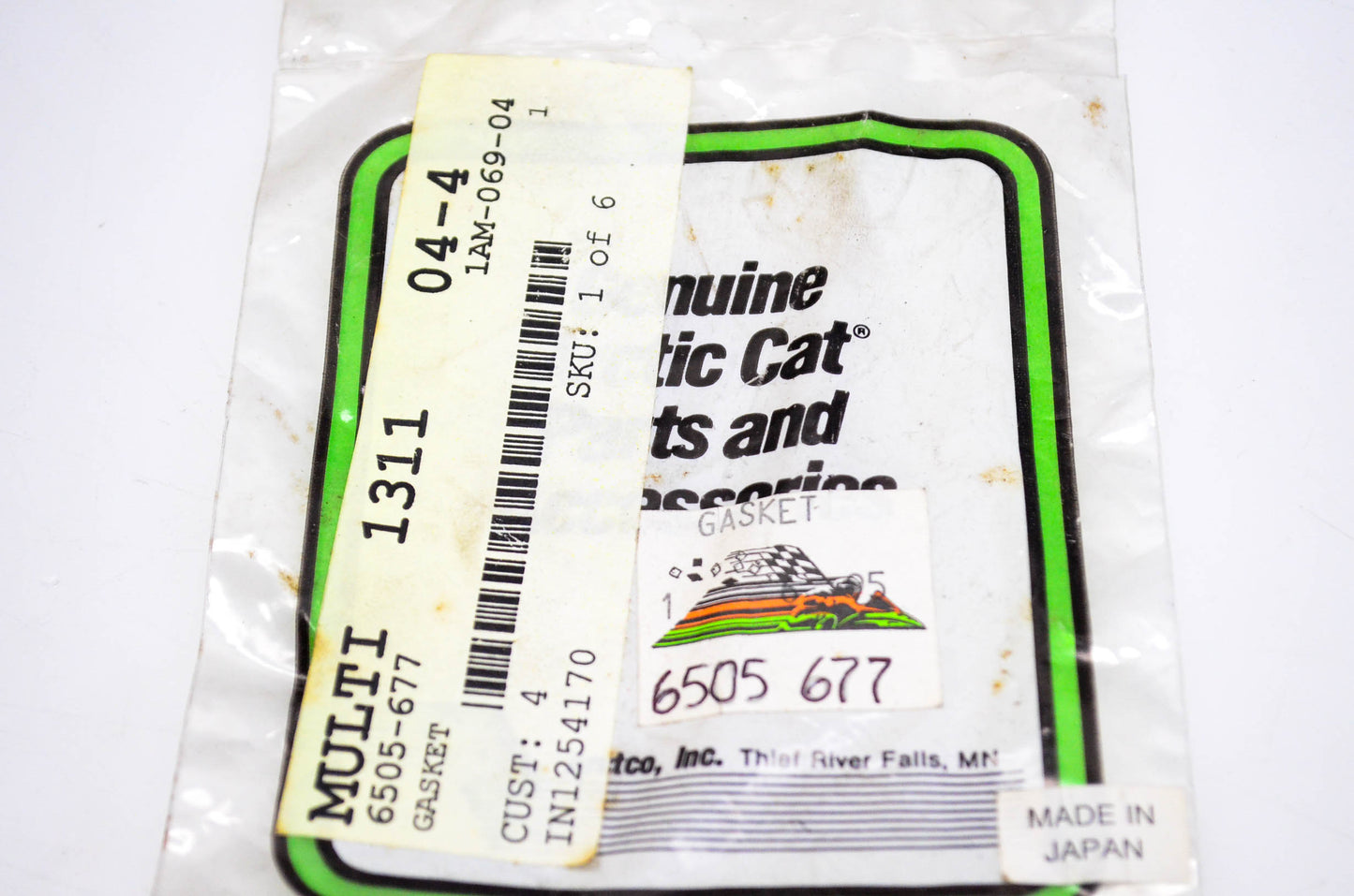 New OEM Arctic Cat 6505-677 Gasket NOS