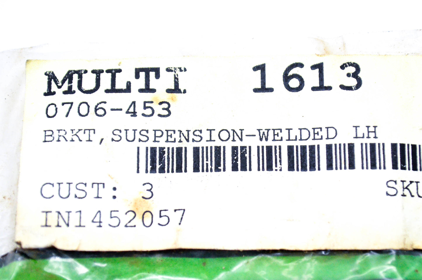 New OEM Arctic Cat 0706-453 Left Hand Welded Suspension Bracket NOS