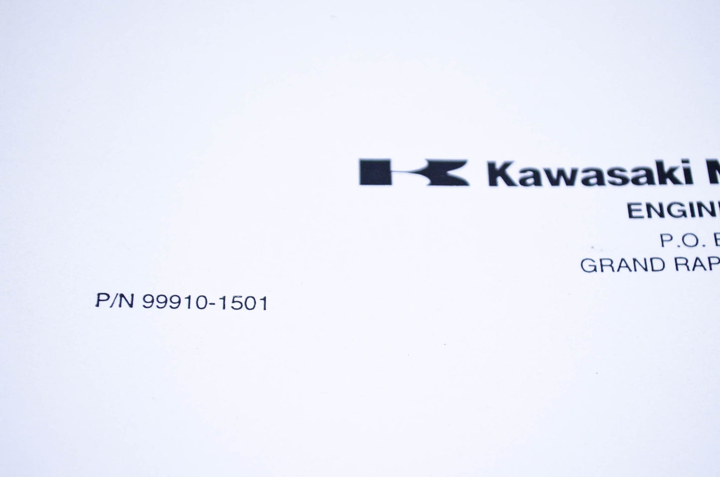 New OEM Kawasaki 99910-1501 Engine Division Etex System Guide NOS
