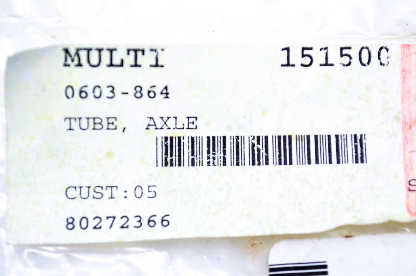 New OEM Arctic Cat 0603-864 Axle Tube NOS