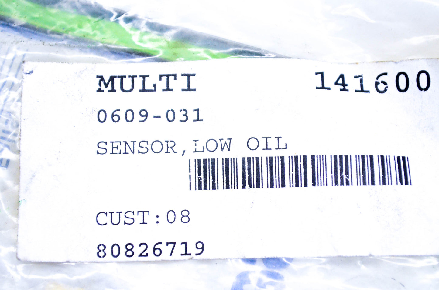 New OEM Arctic Cat 0609-031 Low Oil Sensor NOS