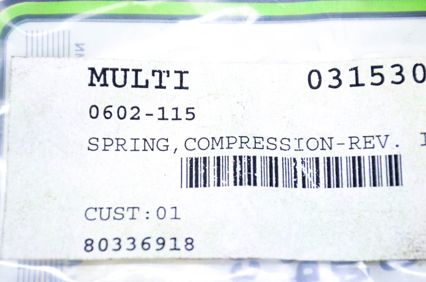 New OEM Arctic Cat 0602-115 Compression Rev Idler Spring NOS