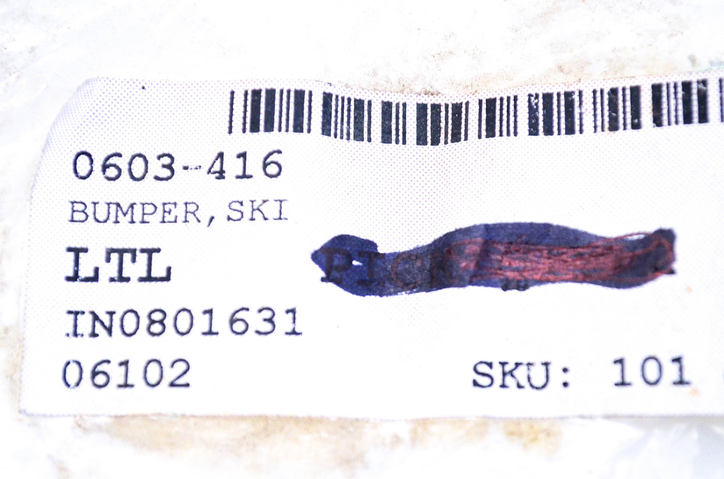 New OEM Arctic Cat 0603-416 Ski Bumper NOS