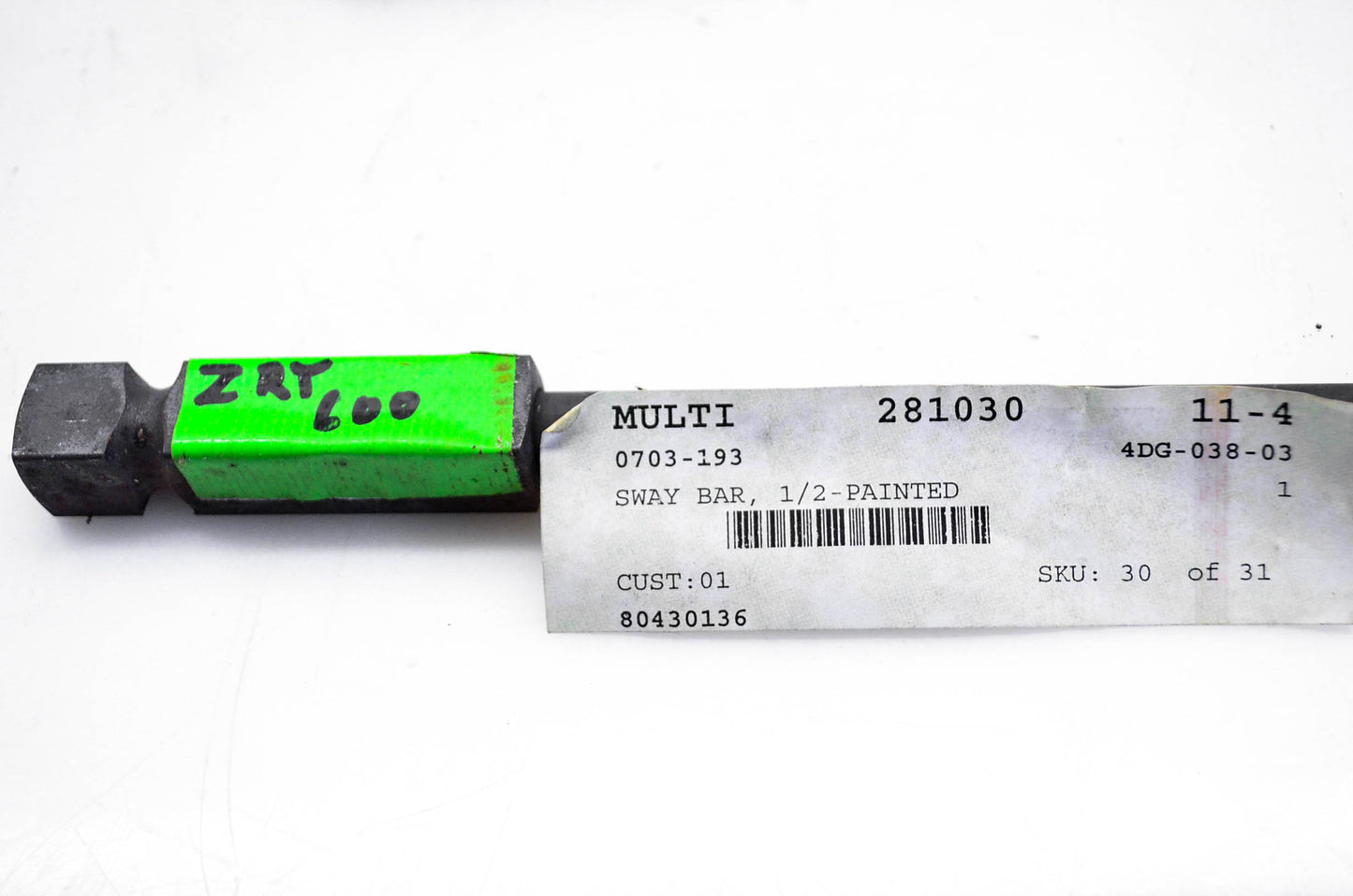 OEM Arctic Cat 0703-193 Sway Bar 1/2