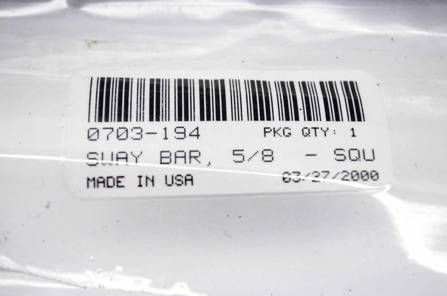 New OEM Arctic Cat 0703-194 Sway Bar 5/8 NOS