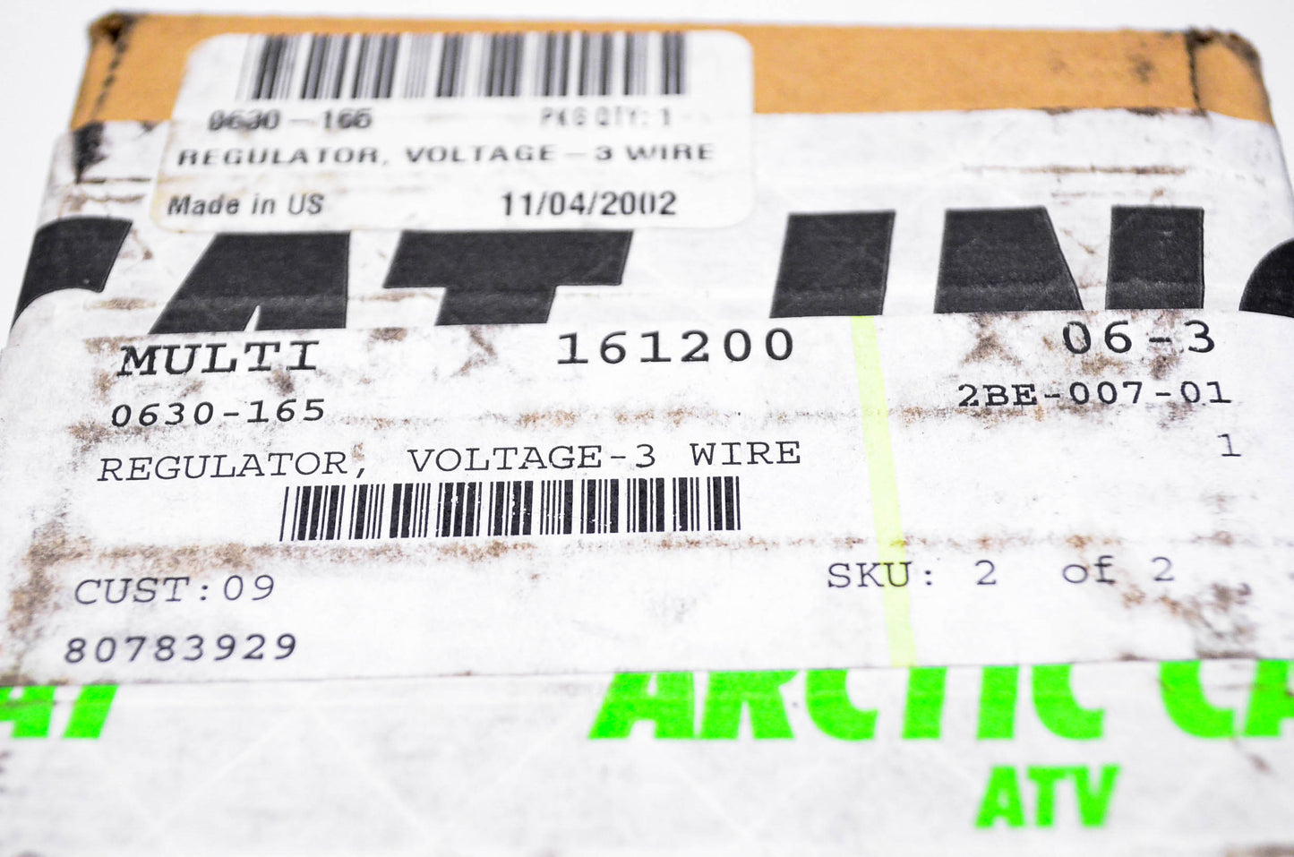 New OEM Arctic Cat 0630-165 Voltage Regulator 3 Wire NOS