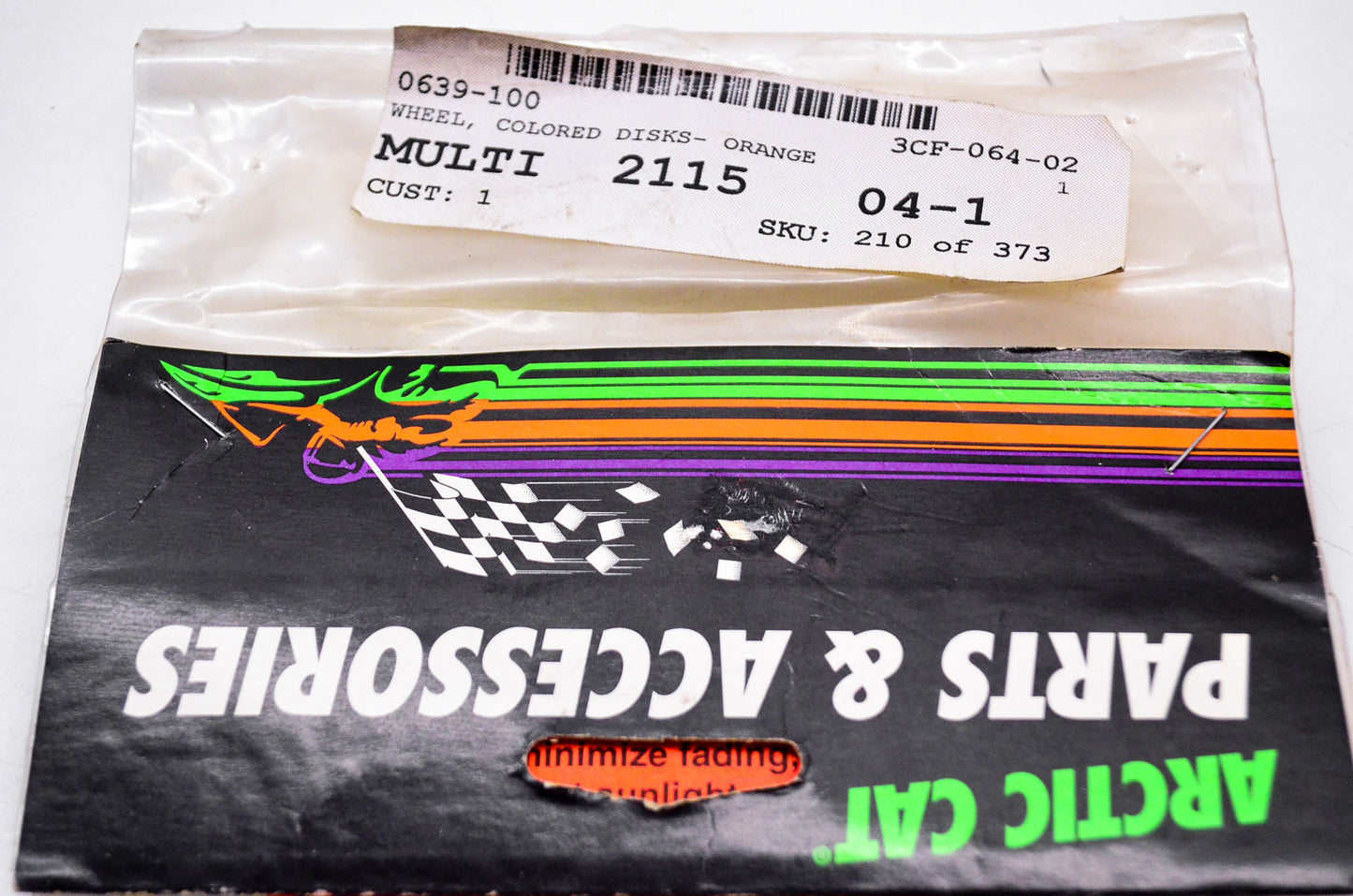 New OEM Arctic Cat 0639-100 Colored Wheel Disks Kit NOS