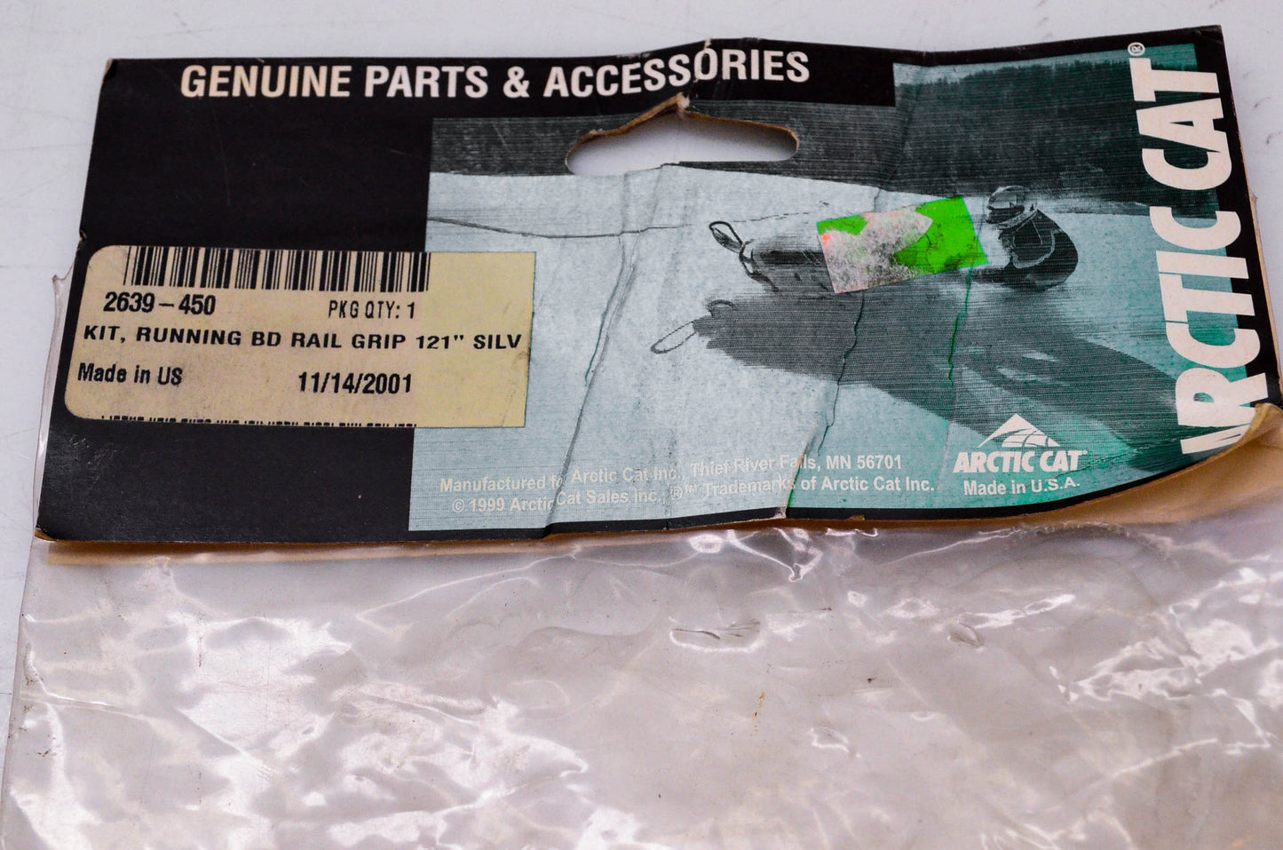 New OEM Arctic Cat 2639-450 Running Board Rail Grip Kit NOS