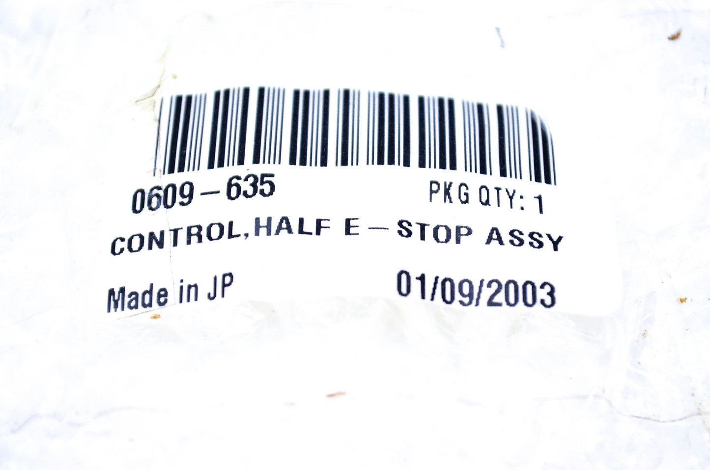 New OEM Arctic Cat 0609-635 Half E Stop Control Assembly NOS