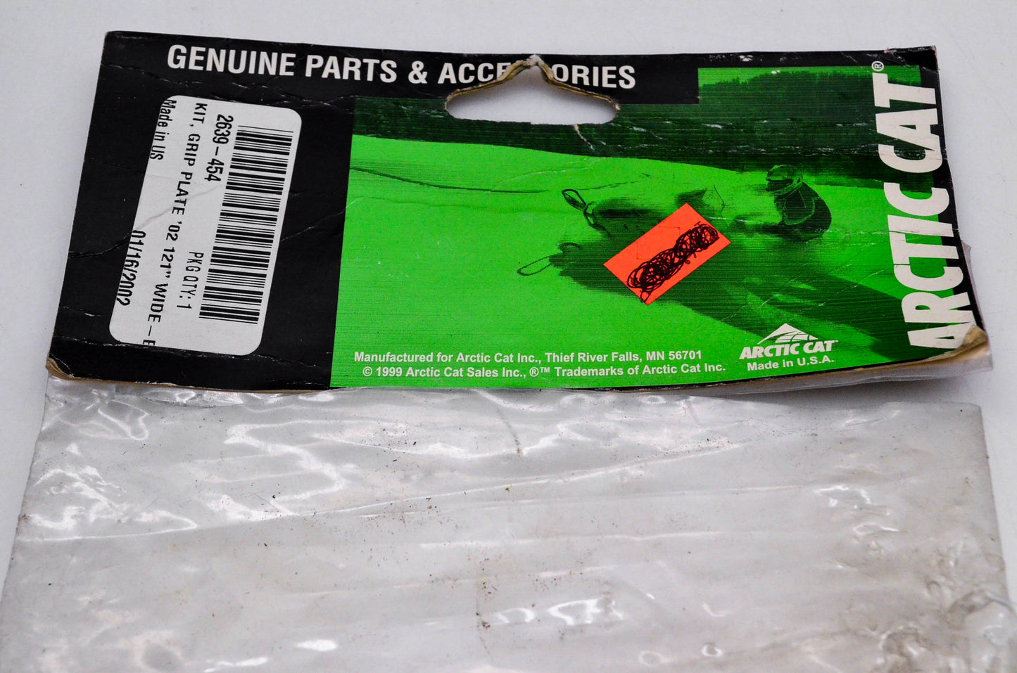 New OEM Arctic Cat 2639-454 Grip Plate Kit 2002 NOS