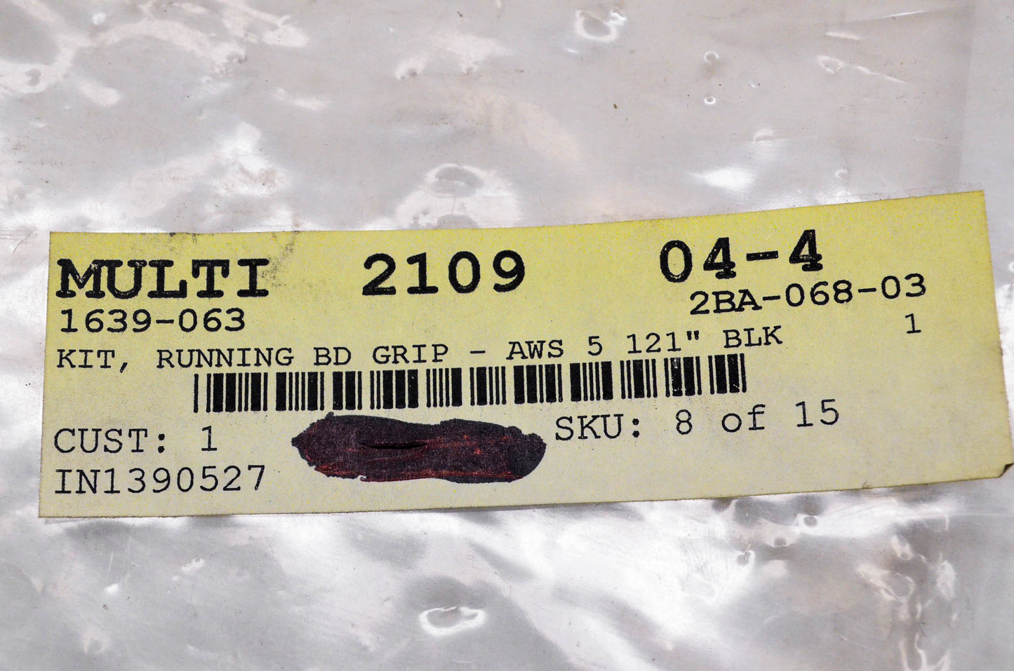 New OEM Arctic Cat 1639-063 Running Board Grip AWS 5 Kit NOS