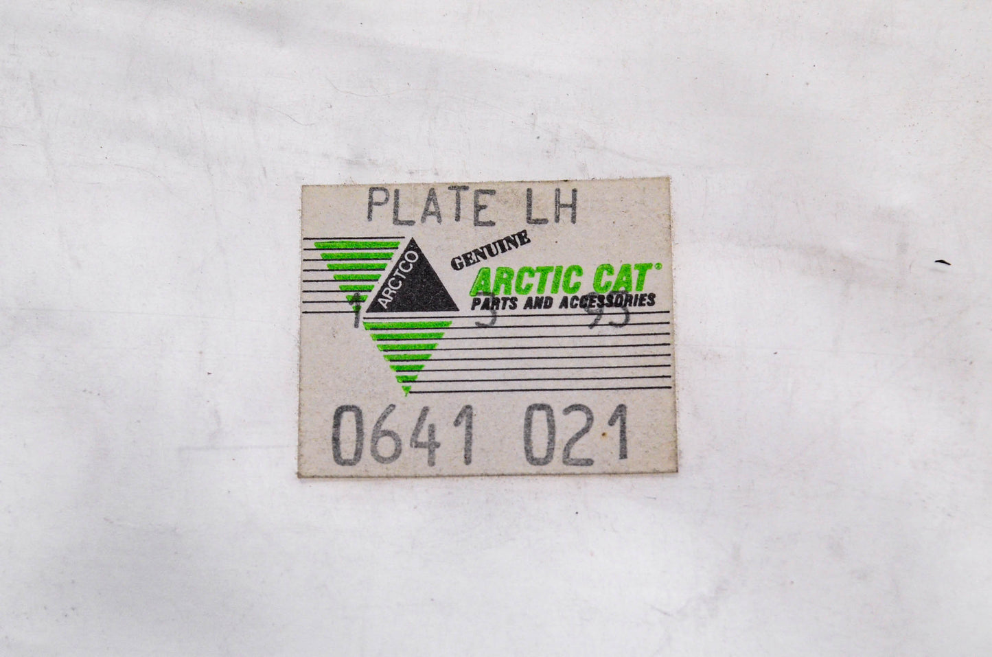 New OEM Arctic Cat 0641-021 Left Hand Running Board Grip Plate NOS