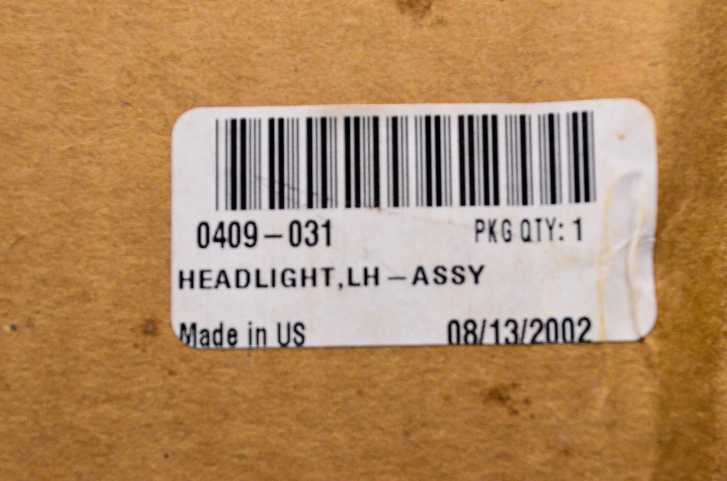 New OEM Arctic Cat 0409-031 Left Hand Headlight Assembly NOS