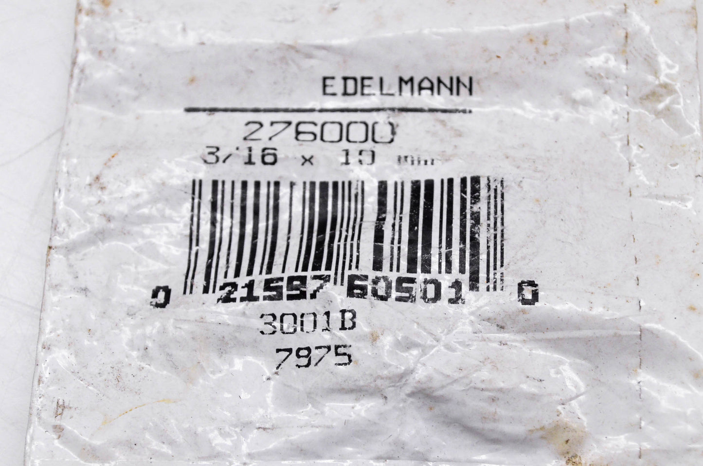 Edelmann 276000, 3001B O Ring Kit NOS