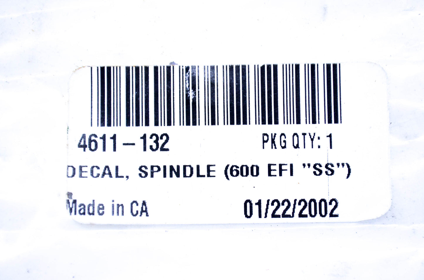 New OEM Arctic Cat 4611-132 Spindle Decal NOS