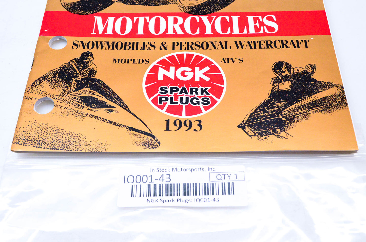 NGK Spark Plugs 1993 Spark Plug Catalog NOS