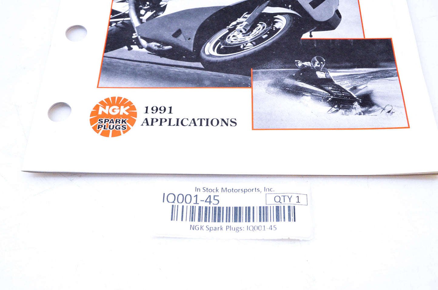 NGK Spark Plugs 1991 Spark Plug Catalog NOS
