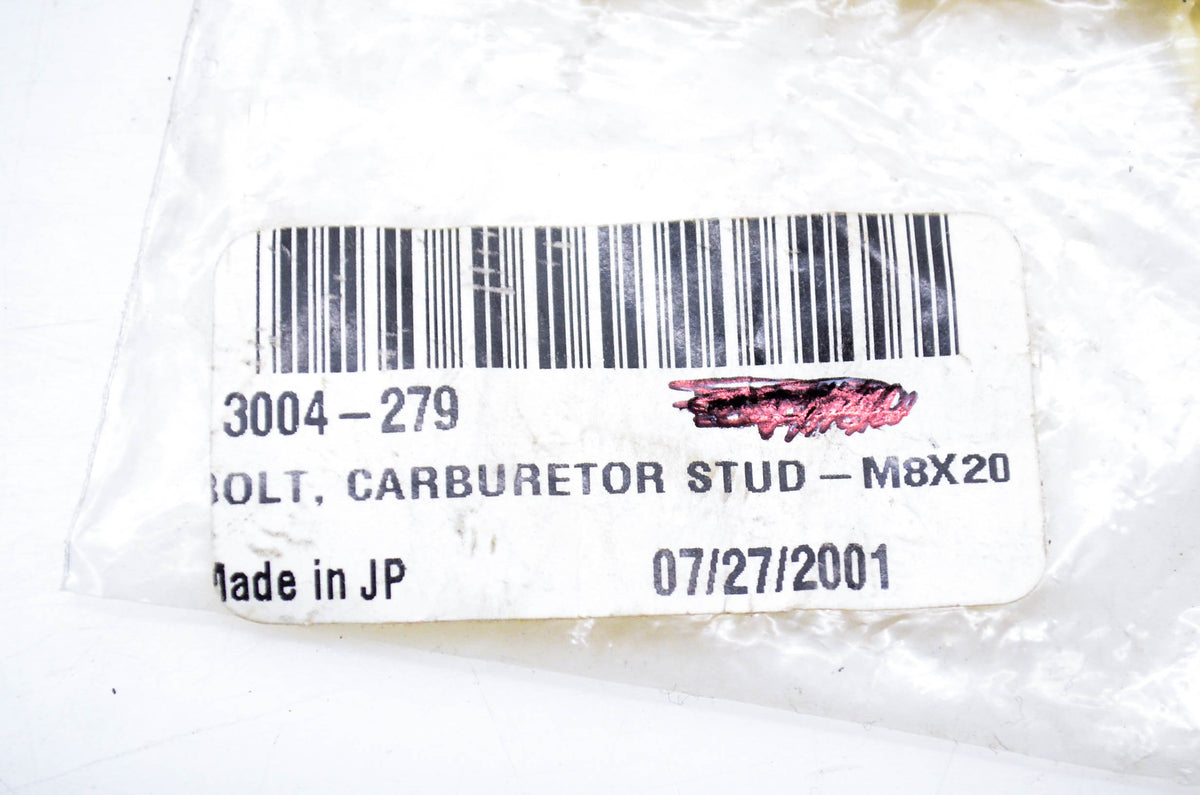 New OEM Arctic Cat 3004-279 Carburetor Stud Bolt M8x20 NOS