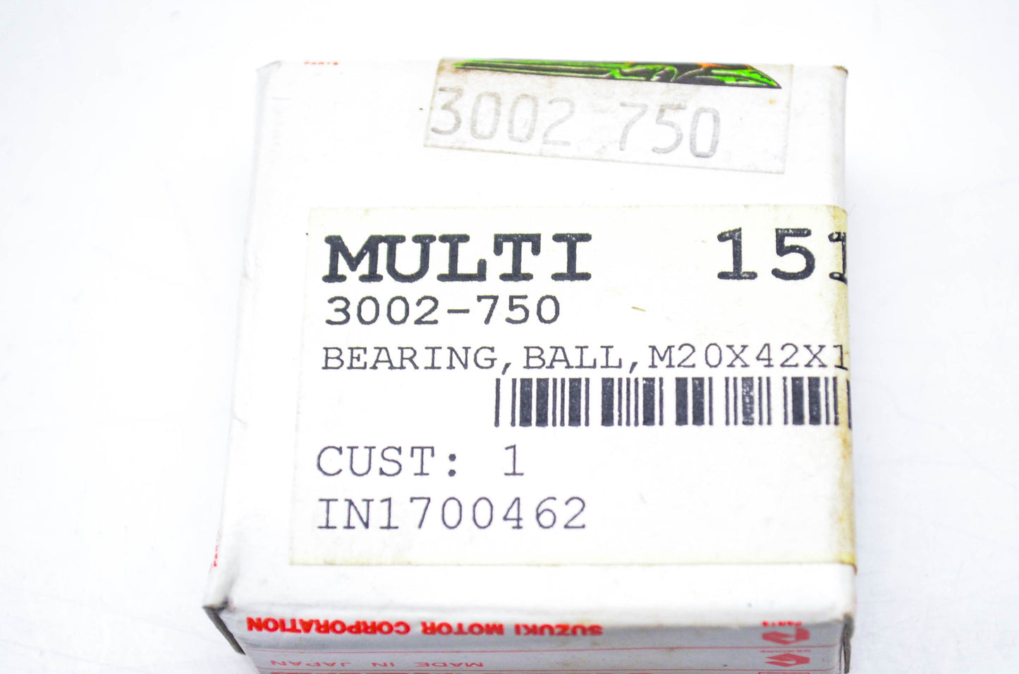 New OEM Arctic Cat 3002-750 Ball Bearing M20x42x12 NOS