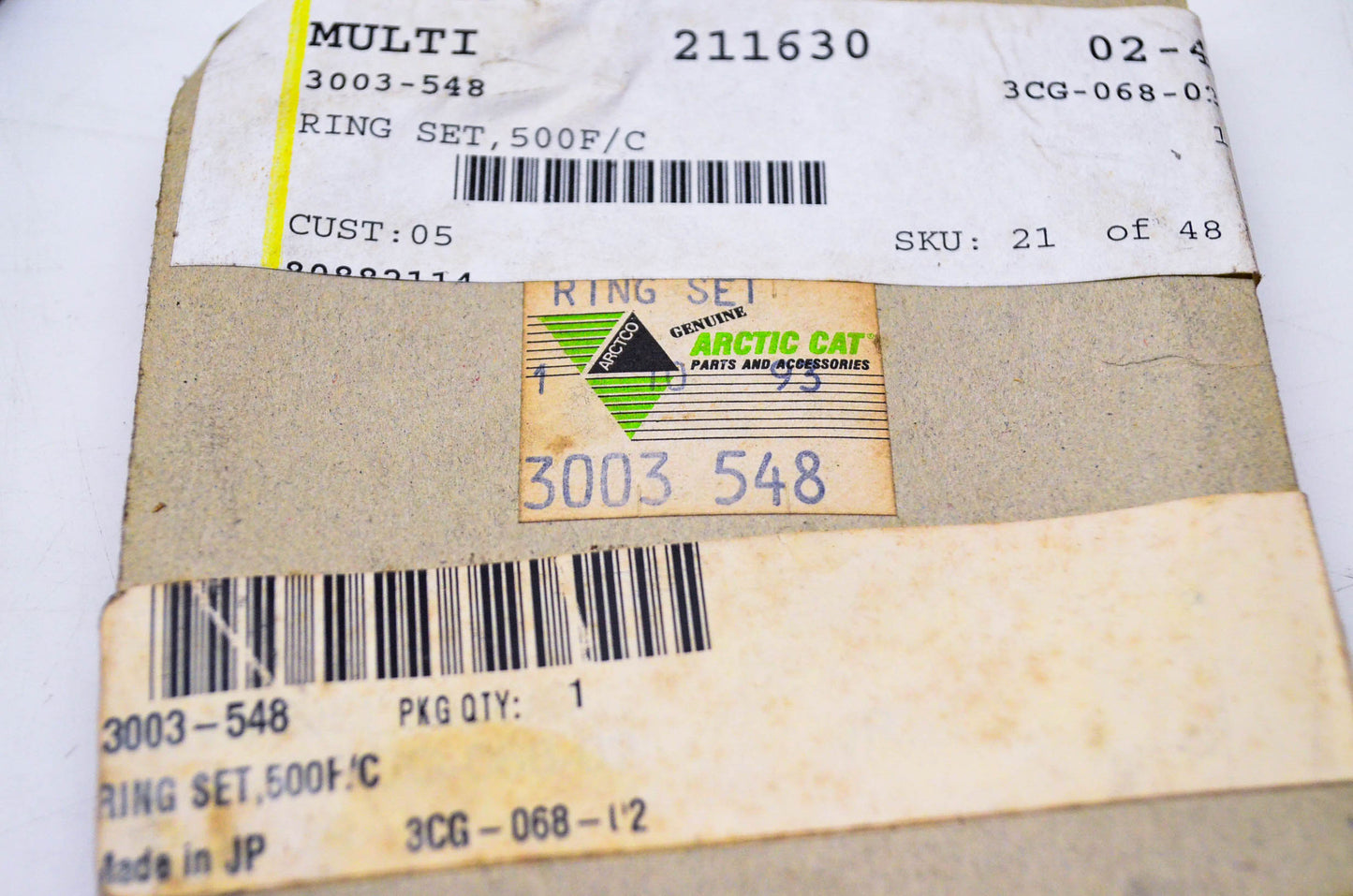 New OEM Arctic Cat 3003-548 Ring Kit 500F/C NOS