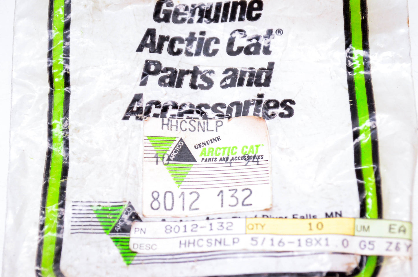 New OEM Arctic Cat 8012-132 Cap Screw 5/16-18x1.0 NOS