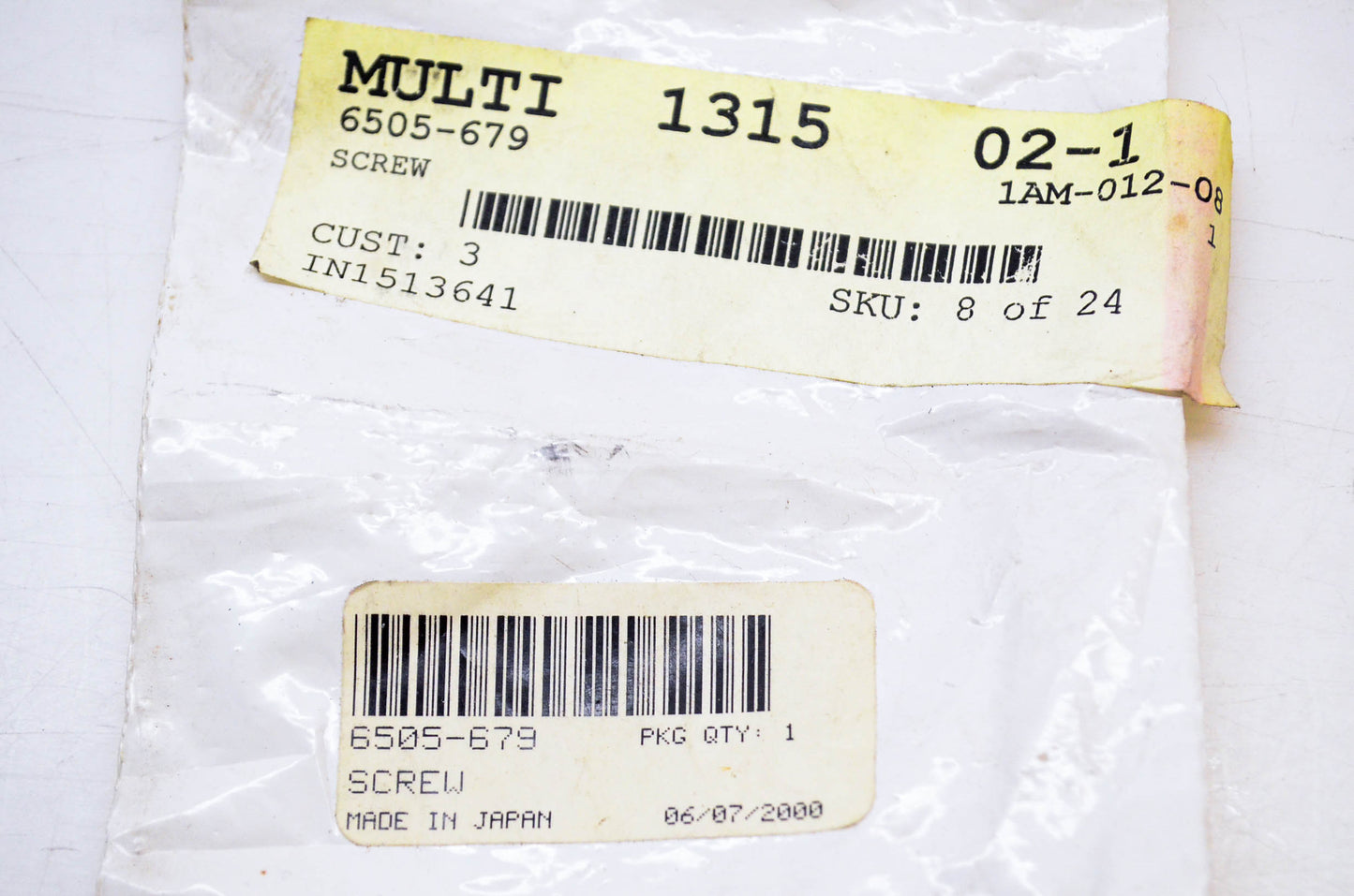 New OEM Arctic Cat 6505-679 Screw NOS