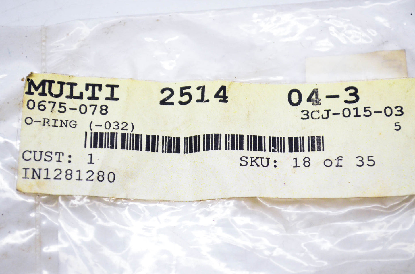 New OEM Arctic Cat 0675-078 Tigershark O Ring NOS