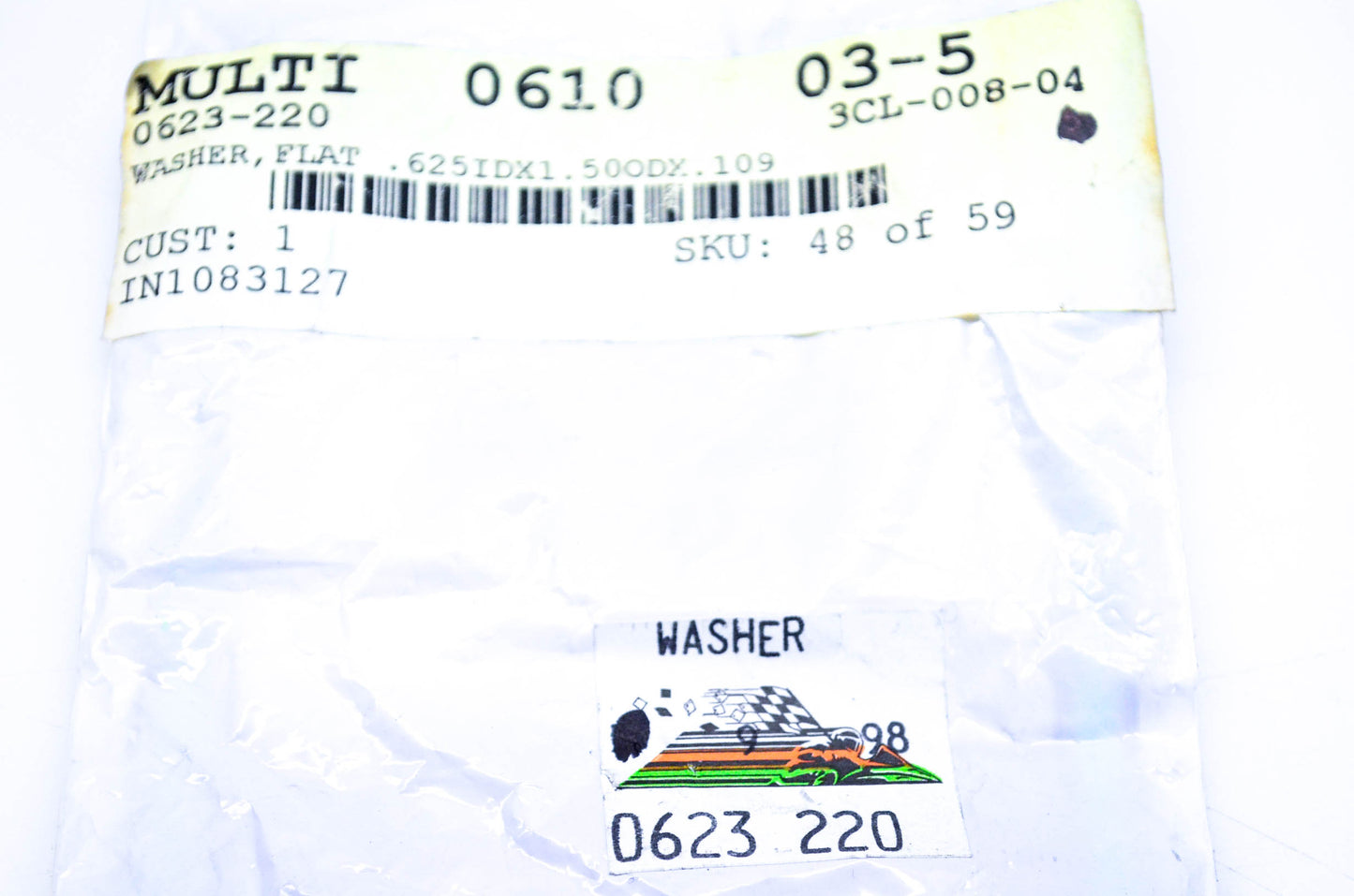 New OEM Arctic Cat 0623-220 Flat Washer .625IDx1.50ODX.109 NOS
