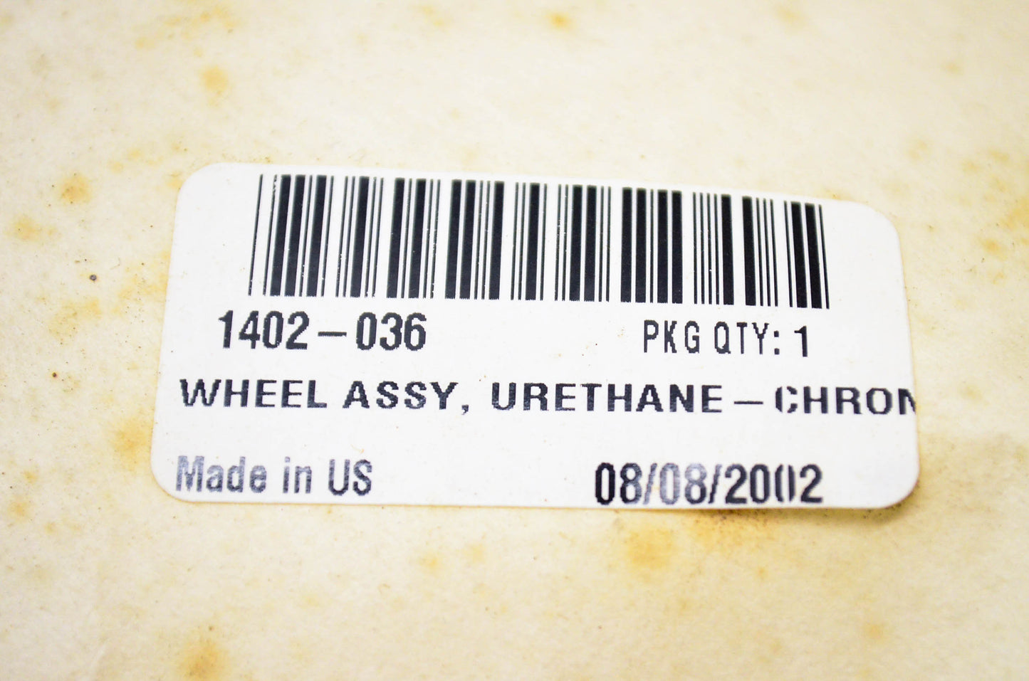 New OEM Arctic Cat 1402-036, 042202 Wheel Rim 12"x6.5 Assembly Urethane Chrome NOS