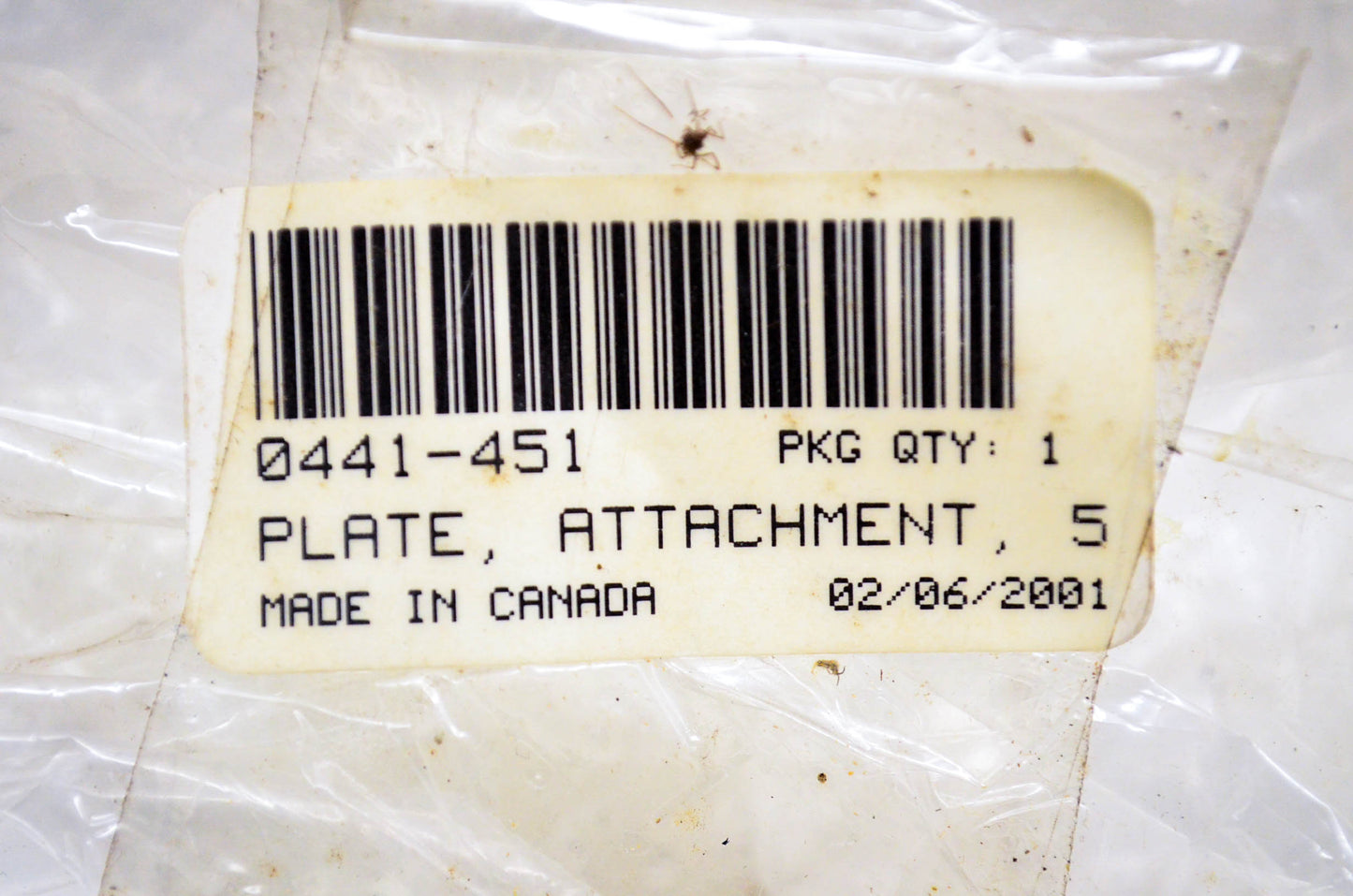 New OEM Arctic Cat 0441-451 Attachment Plate NOS