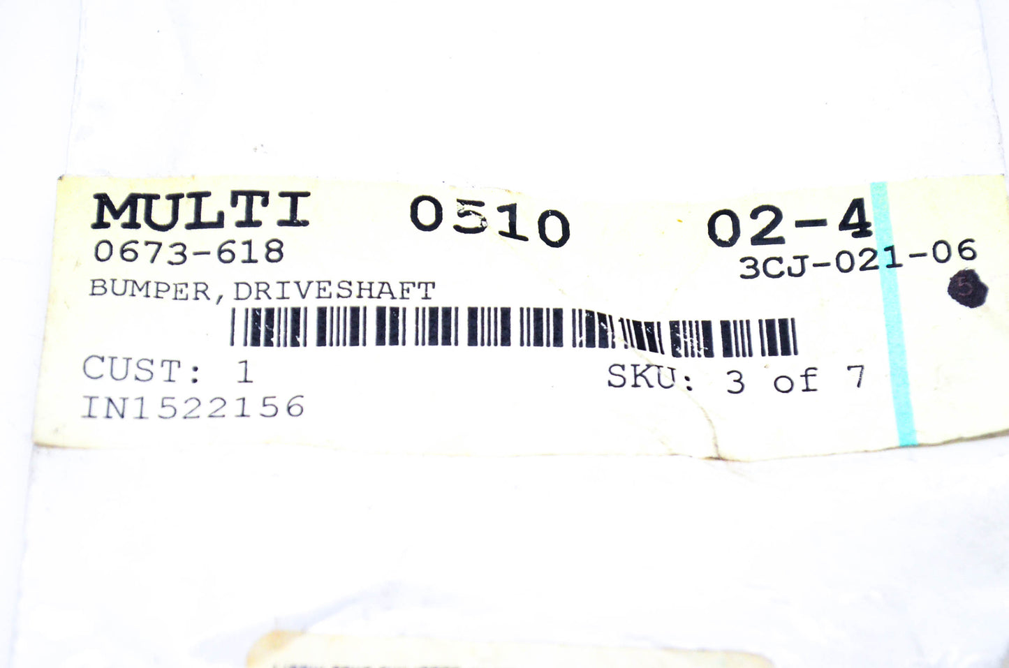 New OEM Arctic Cat 0673-618 Driveshaft Bumper NOS