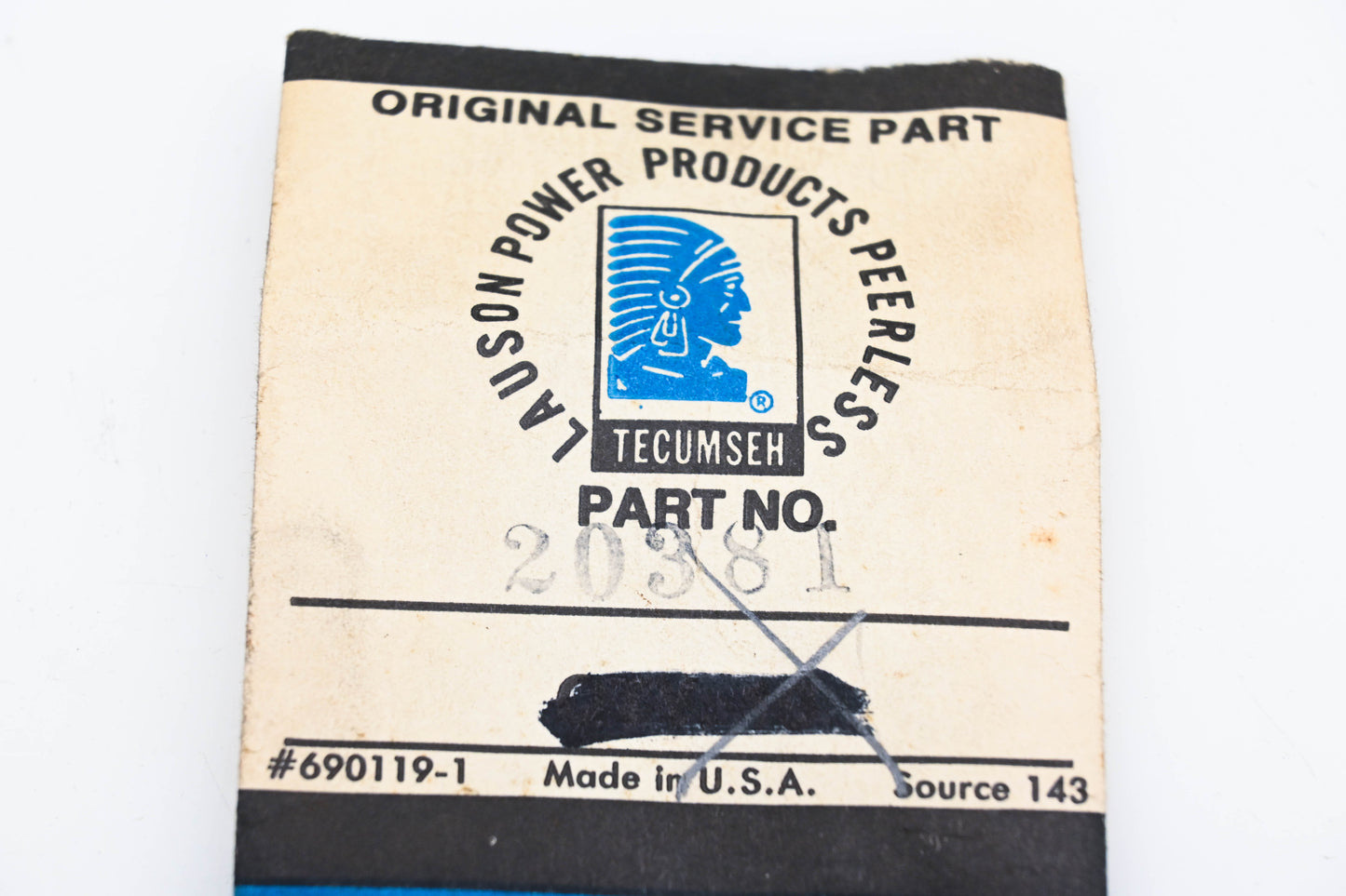 New OEM Tecumseh 20381 Retaining Rings Qty 2 NOS
